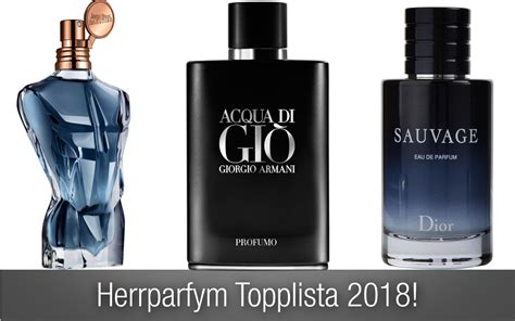 Topplista: Herrparfym .